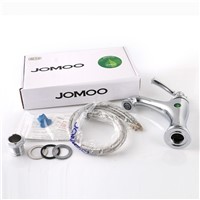 JOMOO bathroom basin faucet deck mount lavatory basin mixer chrome single hole elegant desin brass sink faucet