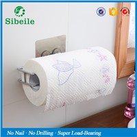 SBLE Chrome Polished Stainless Steel Bathroom Toilet Roll Paper Holder Wall Mounted Tissue Towel Rack Free Ship