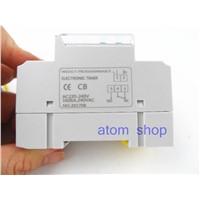 20pcs thc15a  Din rail timer relay time switches weekly programmble electronic TIME SWITCH  bell ring device