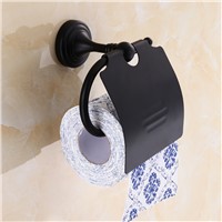 AUSWIND Antique Black Copper Toilet Paper Rack European Bathroom Paper Box Toilet Paper Holder wall mount g90