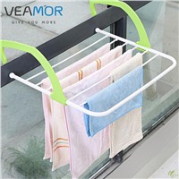 VEAMOR Balconies Outdoor Retractable Folding Clothes Stainless Steel Racks Bedroom Outdoor Drying Racks WB1521
