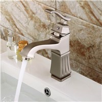 Modern brass pull out laundry faucet basin faucet water tap for bathroom with pull out shower head ORB plating luxury faucet