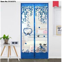 100*210cm Hands Free Summer Magnet Anti-Mosquito Mesh Magnetic Net Curtains Soft Yarn Door Tulle Window Screen
