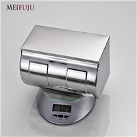 304 Stainless Steel Toilet Paper Holder with Shelf Box Tissue Toilet Paper Holders Dispenser Tissue Paper Wall mount roll holder