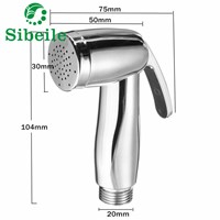 SBLE Portable Chrome Handheld Toilet Bidet Faucet Sprayer High Quality Bidet Shattaf DIY Women Bathroom Shower Tools