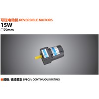 15W 220V reversible AC gear motor 3RK15GN-C engine with a gearbox 3GN-50-K output speed is 27 rpm 70x70mm
