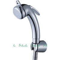 SBLE Portable bidet shower, Toilet Bidet Single Handle Wall Mounted Chrome Portable Shattaf Sprayer Chrome Plated