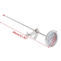 12&amp;amp;quot; Stainless Steel Dial Thermometer Probe Homebrew Brew Kettle Temperature Measuring -B119
