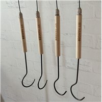 Clothing Store Hooks Hangers DIY Decoration and  Display Props Clothes Round Wodden with Metal hooks Hanger Ring