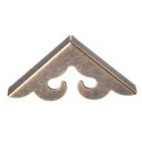 Case Box Corners Brackets Decorative For Furniture Decor Triangle Rattan Carved 27MM 12 Pcs/lot