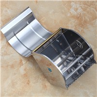 OUBONI Paper Holder Golden Polish Stainless Steel Paper Holders Top quality toilet Tissue box Brand Brand Bathroom Accessories