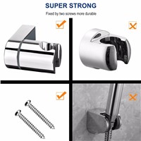 ARTBATH ABS Chrome Shower Head Holder Adjustable 18-25MM O.D. Bathroom Shower Bracket Rack Slide Bar Bathroom Faucet Accessorie