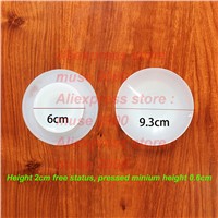 Big 9.8cm base dia Double-sided sucker suction cup baby child tableware fixing stick baby bowl sucker Anti-slip fixing