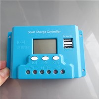 10A12V24VLCD liquid crystal display 5VUSB mobile phone solar system battery charging controller