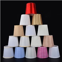 PVC plain imitation sheepskin lampshade Manufacturers Chandelier Light Shade Lamp Cover Drawing for E14 candle Lampcover