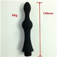 Modun Silicone Enema Nozzle Tips Cleanstream Anal Cleaning Shower Soft Douche Anal Shower Enema Cleansing Tip Douche Sex