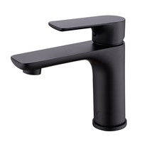 High Quality Brass Basin Mixer Tap Hot and Cold Mixing Faucet, Matte black
