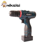 NIKALAI 25V 1350R/MIN Cordless Electric screwdriver Rechargeable lithium battery home Electric drill driver with led lights tool