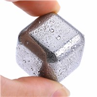 Stainless Steel Whisky Ice Cubes/Bar KTV Supplies Magic Wiskey/Wine/Beer cooler 4/ 6 pcs Rocks Ice Coolers Holder Boxed
