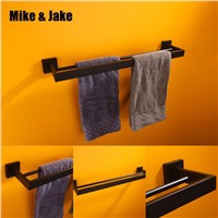 Black Double Towel Bar (60cm),Towel Holder,Solid SUS 304 Made, black Finished,Bathroom Products,Bathroom Accessories