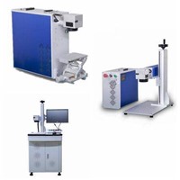 Portable memory card making machine 10w / 20w fiber laser marking machine price for metal