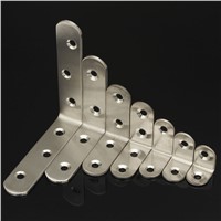 2pcs 20mm/25mm/30mm/40mm stainless steel angle bracket L shape satin finish frame board support