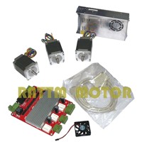 EU Delivery!!! 3 Axis CNC kit, 3pcs Nema23 270 oz-in stepper motor + 3 axis CNC board and 350W 24V power supply