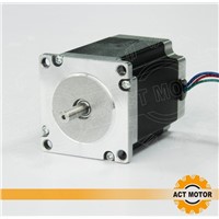 4-lead  nema 23 stepper motor 76mm 270oz-in with support driver 128 micsteps CNC