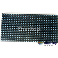 P10 semi-outdoor blue color led sign module 320*160mm 32*16 pixels hub12 scrolling message Lintel LED Board high brightness