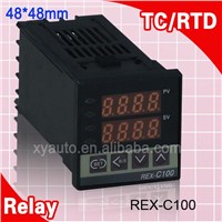 Mutil-Input Economical RKC Temperature Controller Universal Input Relay Output REX C100