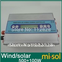 Hybrid Solar Wind Charge Controller 500W+100W, wind charge controller, regulator