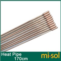 10pcs/lot of copper heat pipe (170cm), for solar water heater, solar hot water heating