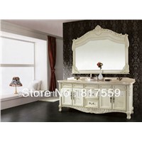 Antique white color bathroom vanity