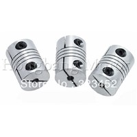 3pcs/lot CNC Engraving machine parts Jaw shaft 6.35x6.35mm  D20xL25 Coupling Flexible