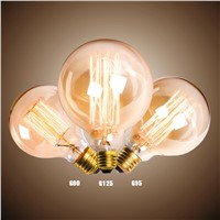 40W 60W G125 Vintage Style Edison Light Bulb E27 110V 220V  Lamp incandescent bulb Creative antique Edison bulb