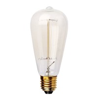 Retro st64 vintage edison bulb e27 incandescent 110v 220v lights 40w