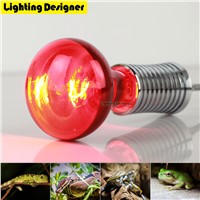 R80 100W Red Heat Lamp Bulb Infrared Heating Lamp Spot Basking Bulb Reptiles Spotlight Bulb Maintain Animal Warmth 220V 110V