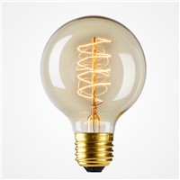 Spiral filaments Incandescent Light Lamp Bulb Fixtures Glass Edison Bulb E27 base 40W/60W 110V/220V Pendant Lamps