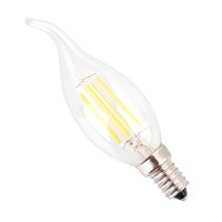E14 F35 4W LED Beam Retro Powerful Filament Light Bulbs Transparent Lamp
