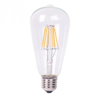 1Pcs 6W Incandescent Bulbs Salt lamp Bulbs Vintage Retro Industrial Style Lamp Transparent
