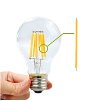 Edison Bulb Retro Lamp A19 220V 2W 4W 6W  8W E27 Vintage COB LED Filament Energy Saving Lamp For Decor Home Lighting