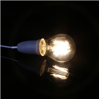 E27 A60 4W LED Retro Bright Powerful Filament Light Bulbs Transparent Glass