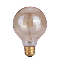 Dimmable G80 E26 Edison Incandescent Bulb Filament Lamp Bright Light Household