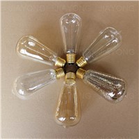 LightInBox AC 220V Bulb For Living Room Bedroom Party Christmas High-end Decorative Lighting E27 40W ST64 Leaf Edison Bulb