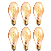 E26 110V B53 Edison Vintage Antique Light Bulbs 40W Glass Industrial lamp Warm light color  Filament Bulb
