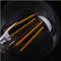 Mabor Luminaria E27 A60 4W LED Light Retro Bright Filament Light Bulbs Transparent Glass Lamp