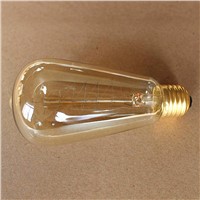 Vintage Edison Bulbs E27 220V /110V Christmas Tree Incandescent Bulbs 40W ST64 Filament Retro Edison Light For Pendant Lamp P20