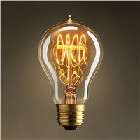 Retro Edison Bulbs E27 Incandescent Vintage Bulb 40W 60W 25W 220V 110V A19 Waterdrop Retro Edison Light Bulb led lamps Wholesale