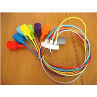 DIY Colorful Pendant Lights E27 Edison Bulbs Multi-color 4-12 Arms Fabric Cable Holder Lamps Home Decoration Lighting