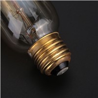 Dimmable Vintage ST45 Edison Incandescent Bulb Filament Lamp Light 40W Household